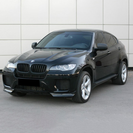 Клыки на передний бампер "GT" для BMW X6 купить недорого с доставкой в Находка