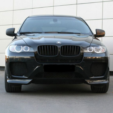 Клыки на передний бампер "GT" для BMW X6 купить недорого с доставкой в Находка