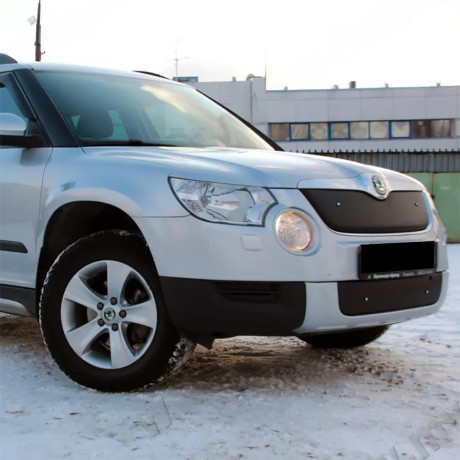 Комплект зимних экранов (текстурный пластик) для Skoda Yeti (2009-2012) купить недорого с доставкой в Находка