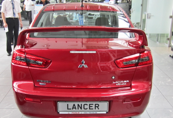 Аэродинамический рассекатель (накладка на крышу) "Zodiak Generator" для Mitsubishi Lancer X купить недорого с доставкой в Находка