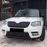 Зимний экран верхний, (текстурный пластик) для Skoda Yeti City (2013-2018) купить недорого с доставкой в Находка