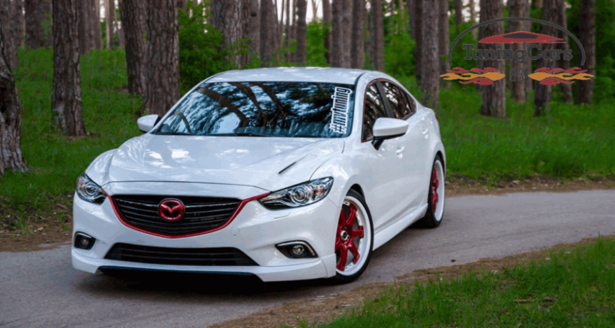 Капот "SkyActivSport" var №1 (с глухими жабрами) для Mazda 6 (2013-н.в.) купить недорого с доставкой в Находка