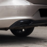 Имитация выхлопа SPACE GRAY (серый глянец) для Volkswagen Polo Liftback (2020-2023) купить недорого с доставкой в Находка