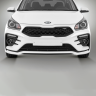 Бампер передний "Kudos Romb" для Kia Rio (2017-2020) купить недорого с доставкой в Находка
