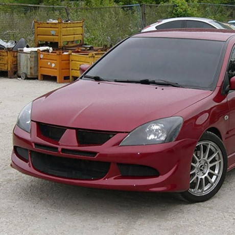Бампер передний в стиле "EVO" для Mitsubishi Lancer IX (2003-2009) купить недорого с доставкой в Находка