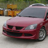 Бампер передний в стиле "EVO" для Mitsubishi Lancer IX (2003-2009) купить недорого с доставкой в Находка