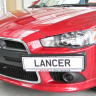Рамка под номер на передний бампер для Mitsubishi Lancer X (2010-2016) купить недорого с доставкой в Находка