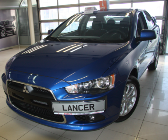 Рамка под номер на передний бампер (текстурный пластик) для Mitsubishi Lancer X (2010-2016) купить недорого с доставкой в Находка