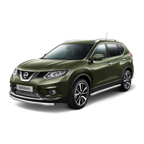 Накладка на решетку бампера (Без парктроника) O10мм (НПС) NISSAN X-Trail (2015-н.в.) купить недорого с доставкой в Находка
