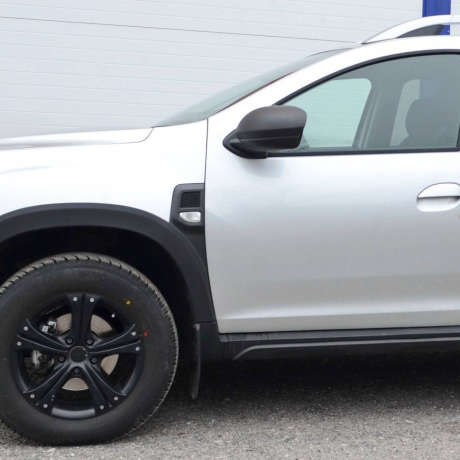 Накладки на зеркала с козырьком "КАРТ" для Renault Duster 2 (с 2021 г.в.) тиснение, без комплектации купить недорого с доставкой в Находка