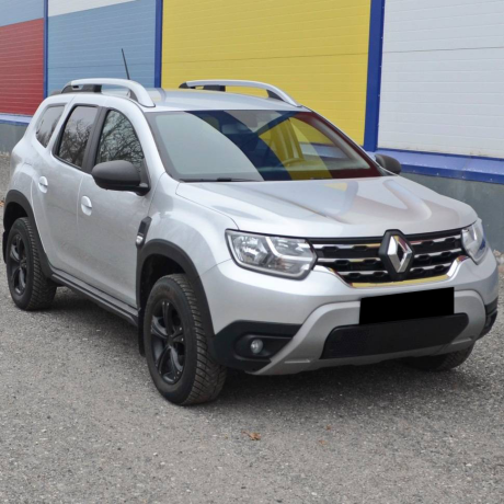 Накладки на зеркала с козырьком "КАРТ" для Renault Duster 2 (с 2021 г.в.) тиснение, без комплектации купить недорого с доставкой в Находка