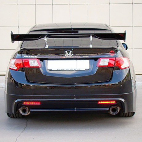 Накладка (юбка) заднего бампера "Mugen Style" для Honda Accord VIII (2008-2013) купить недорого с доставкой в Находка