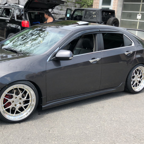 Накладки на пороги "Mugen Style" для Honda Accord VIII (2008-2013) купить недорого с доставкой в Находка