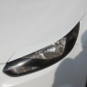 Накладки на фары (реснички) широкие var №1 для Ford Focus 3 (2012-2014) купить недорого с доставкой в Находка