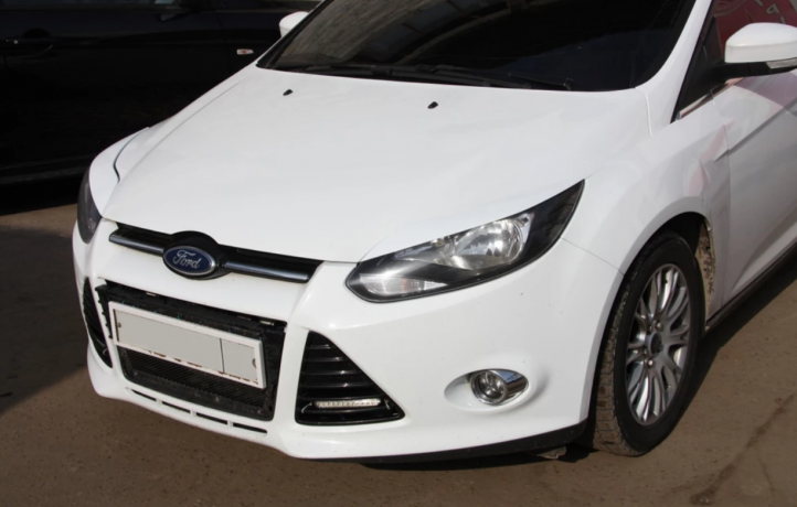 Накладки на фары (реснички) широкие var №1 для Ford Focus 3 (2012-2014) купить недорого с доставкой в Находка
