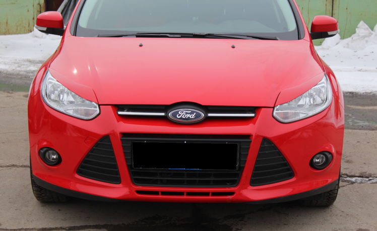 Накладки на фары (реснички) узкие var №2 для Ford Focus 3 (2012-2014) купить недорого с доставкой в Находка