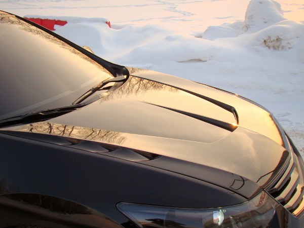 Капот пластиковый "Agressive Sport" var №2 для Honda Accord VIII (2008-2013) купить недорого с доставкой в Находка