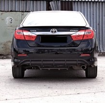 Диффузор заднего бампера var №1 (под окраску) для Toyota Camry XV50 (2012-2014) купить недорого с доставкой в Находка