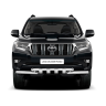 Защита переднего бампера двойная с зубьями d63/63мм (НПС) TOYOTA LAND CRUISER PRADO 150 (2017-н.в.) купить недорого с доставкой в Находка