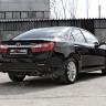 Диффузор заднего бампера var №2 (текстурный пластик) для Toyota Camry XV50 (2012-2014) купить недорого с доставкой в Находка