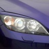 Накладки на фары (реснички) короткие var №1 для Mazda 3 Hatchback (2004-2009) купить недорого с доставкой в Находка