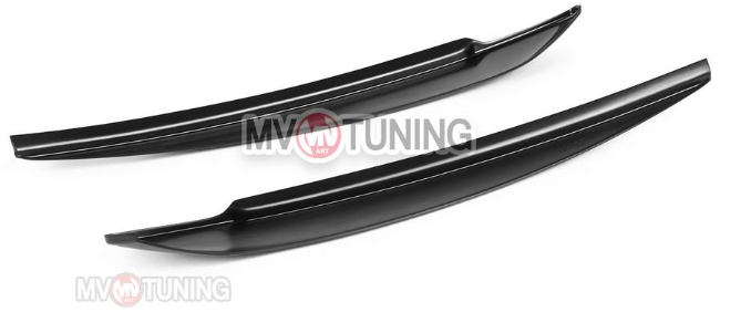 Накладки на фары (реснички) короткие var №1 для Mazda 3 Hatchback (2004-2009) купить недорого с доставкой в Находка