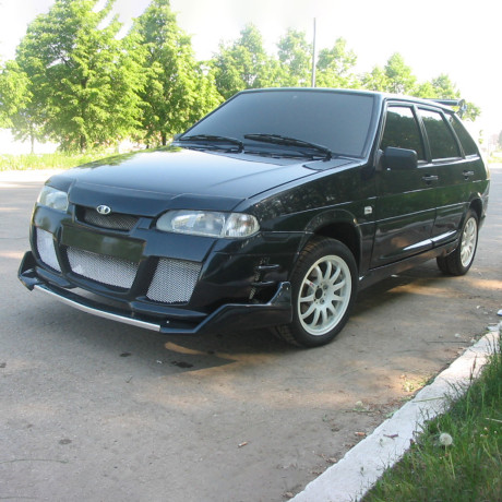 Спойлер для передних бамперов "V-MAX" B@3 2113-2115 купить недорого с доставкой в Находка