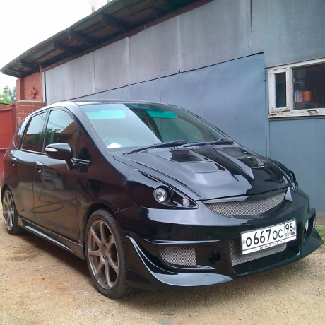 Маски под модульную оптику Hella для Honda Fit GD купить недорого с доставкой в Находка